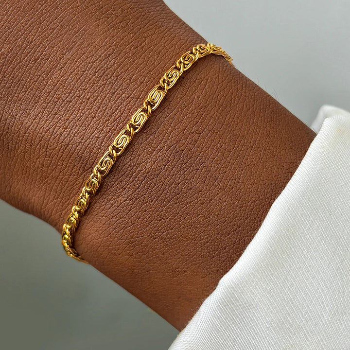 Skanto | Minimal Spiral Lenke Armbånd
