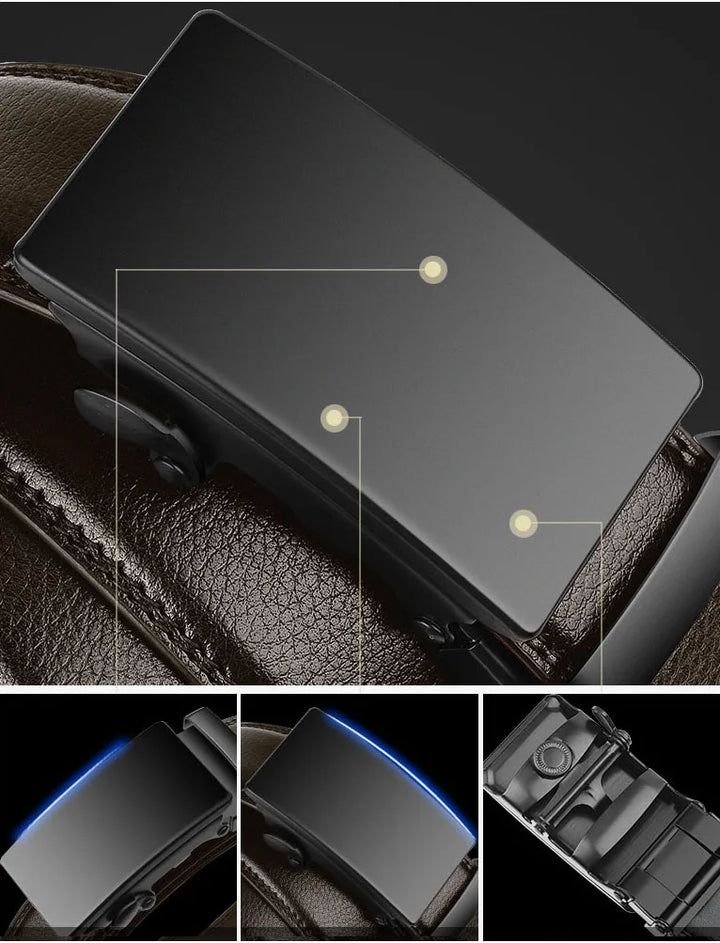 EliteStrap Belte - Luksuriøs Automatisk Herrebuckle Skanto
