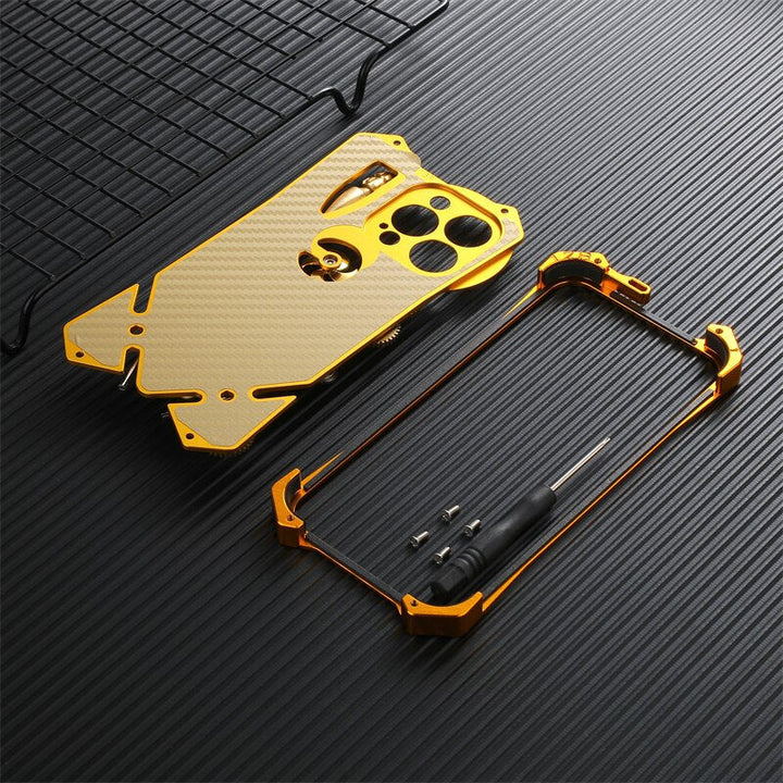 Skanto | Mekanisk Hodeskalle Cyberpunk Stil iPhone Deksel