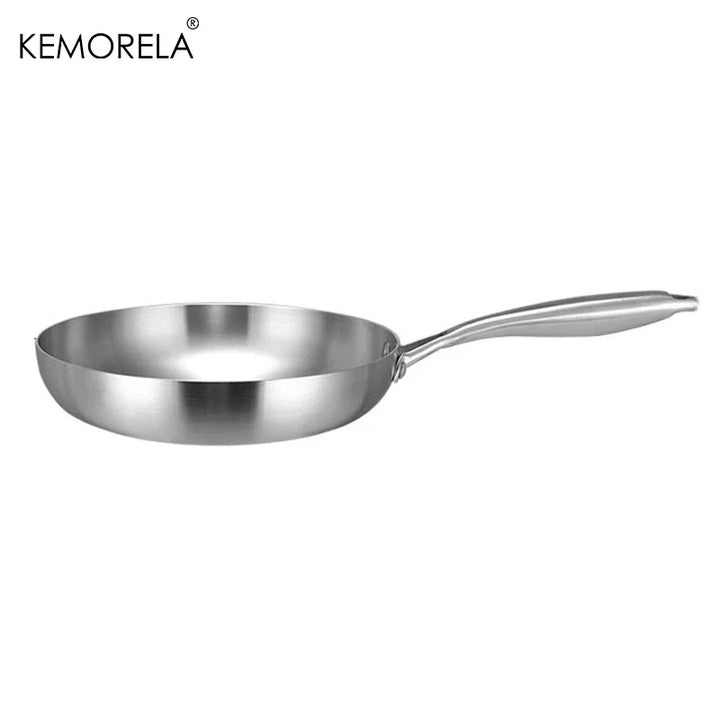 Skanto | Profesjonell Kjele-Panne - 304 Rustfritt Stål, 2MM tykk 5-lags Stål panne & Kjele