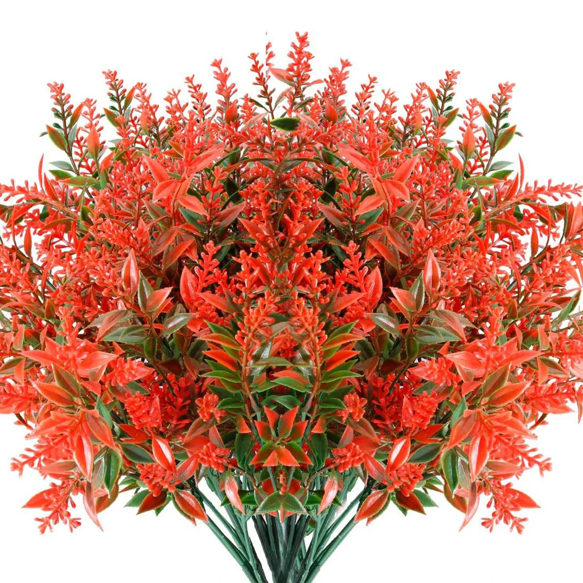 Norvo | Florabell 12 Delt Sett Kunstig Lavendel | Kunstige Planter for Bryllup, Vaser, Garlands & Dekorasjon | For Innendørs & Utendørs