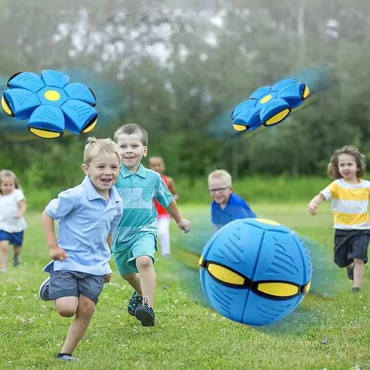 Skanto | Transformativ Magisk Flygende Tallerken Ball for Innendørs og Utendørs Moro