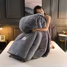 Skanto | Fløyelsfleece Teleskopdeksel for Ultimate Comfort – Myk, Varm, og Koselig Sengetøy Løsning