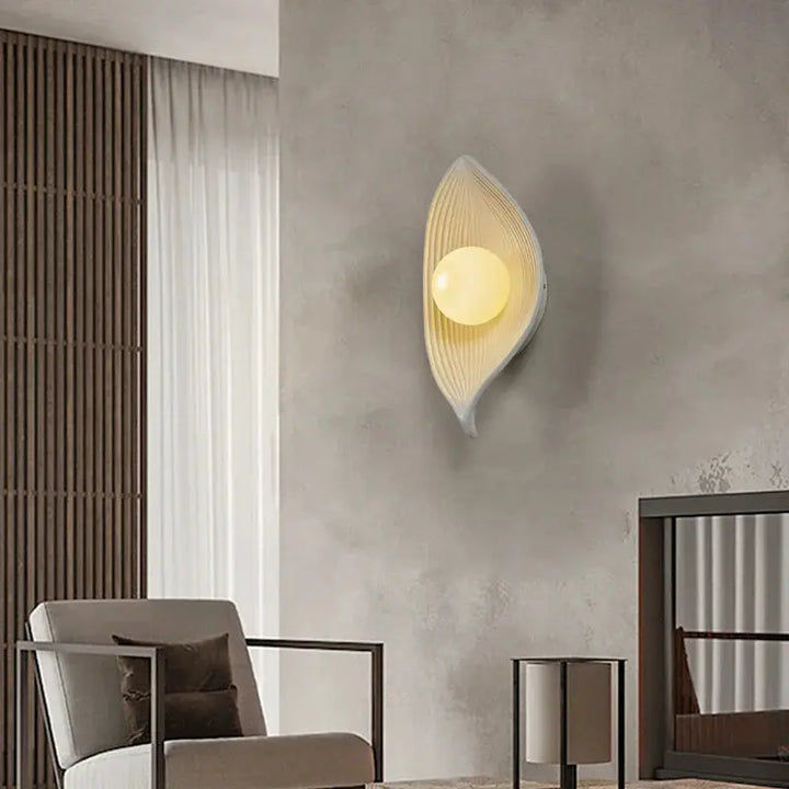 Skanto | Vegglampe LED blad gull Elegant