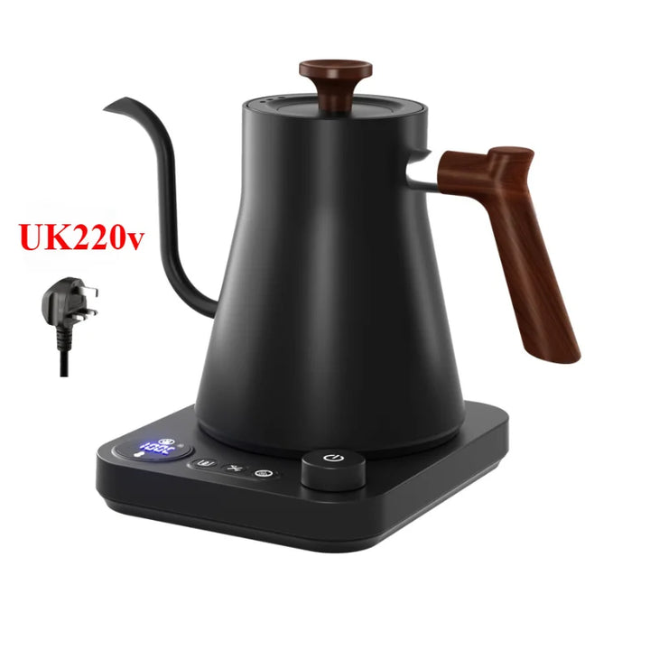 Skanto | 1200W Intelligent Elektrisk Vannkoker - Goose Neck Hånd Brygget Kaffe-kanne for Melkepulver & Presis Brygging