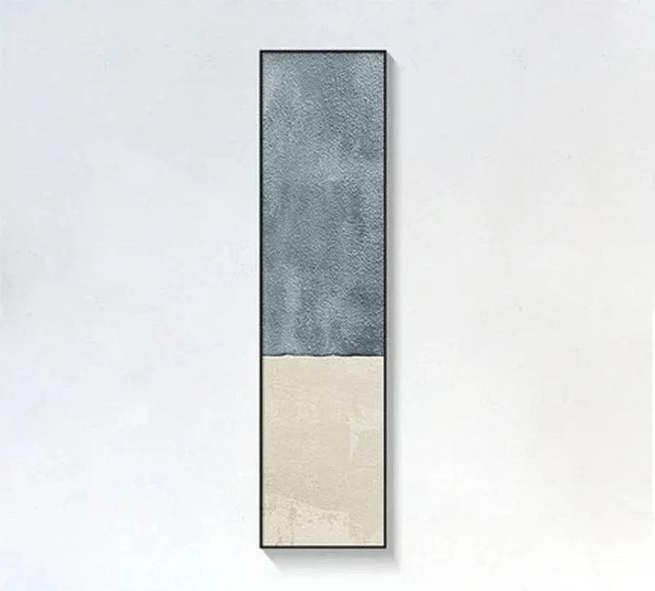 Minimalist Urban Abstract Wall Art Fine Art Canvas Prints Tall Vertical Pictures for Entry Foyer Living Room Home Office Decor | Skanto