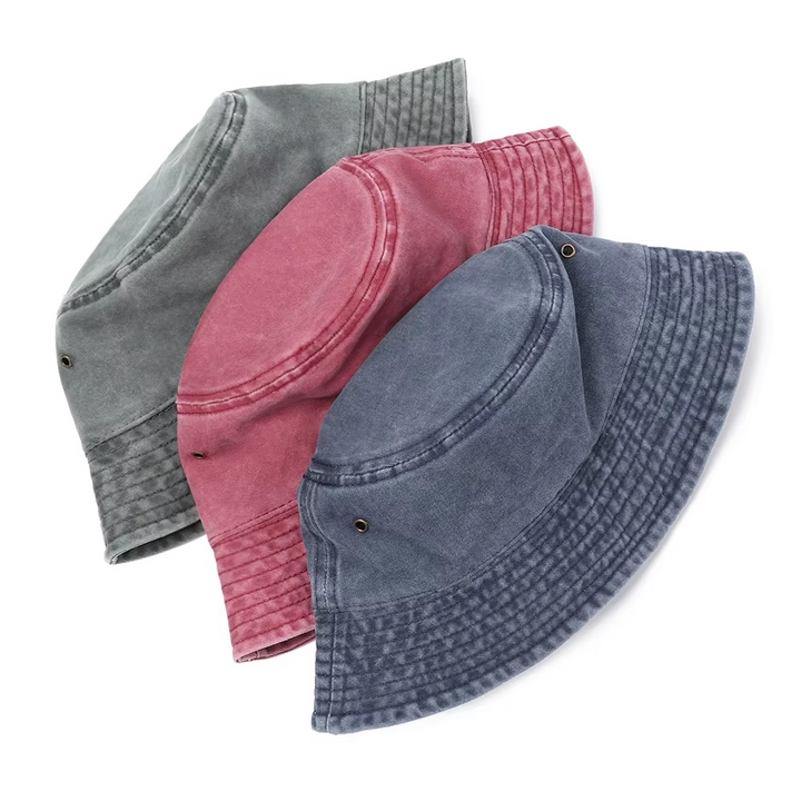Skanto | Allsidig Denim Buckethatt - Unisex, Faltbar & Stilig