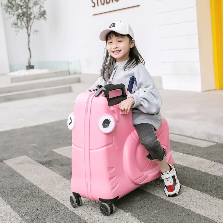 Skanto | Barnkoffert med scooterfunksjon – Napoli