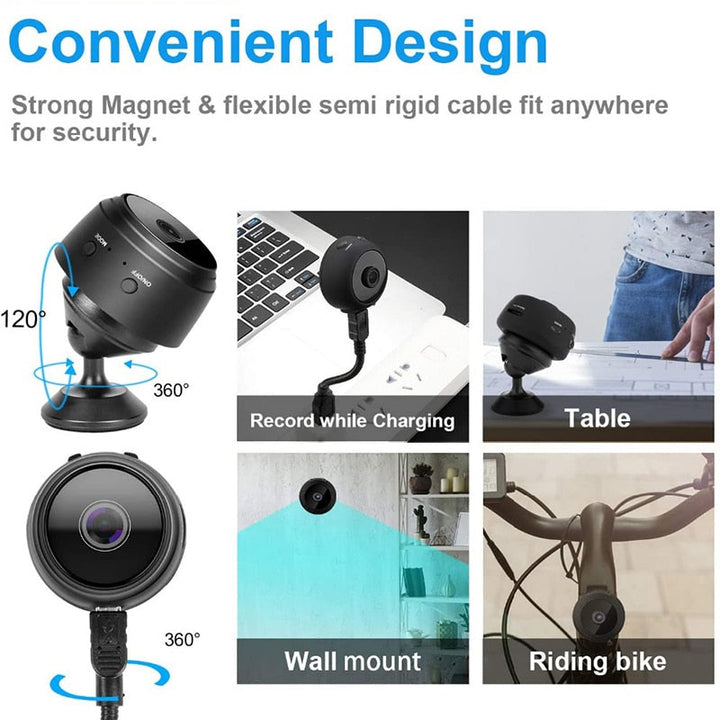 Skanto | Mini Øyebeskyttelse Smart Wifi Kamera