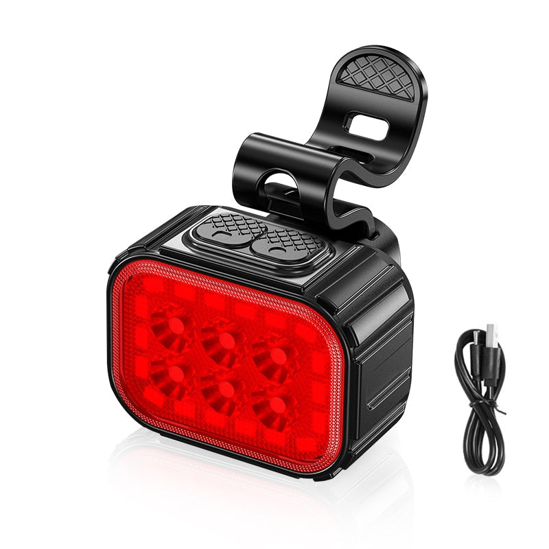 LED Sykkellys for Natt Sikkerhet Skanto
