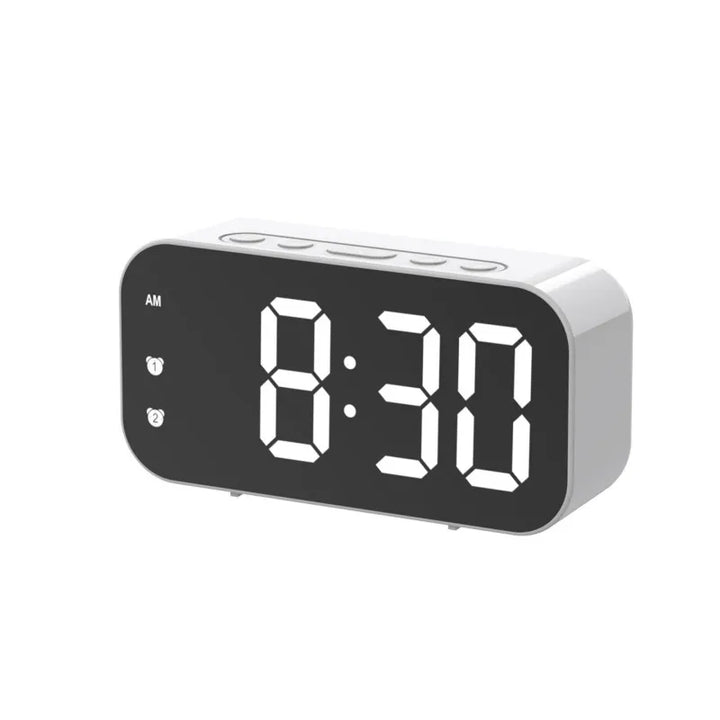Moderne LED vekkerklokke med temperaturvisning og dual alarmfunksjon – Perfekt for soverom, kontor, og som stilfull nattborddekorasjon | Skanto