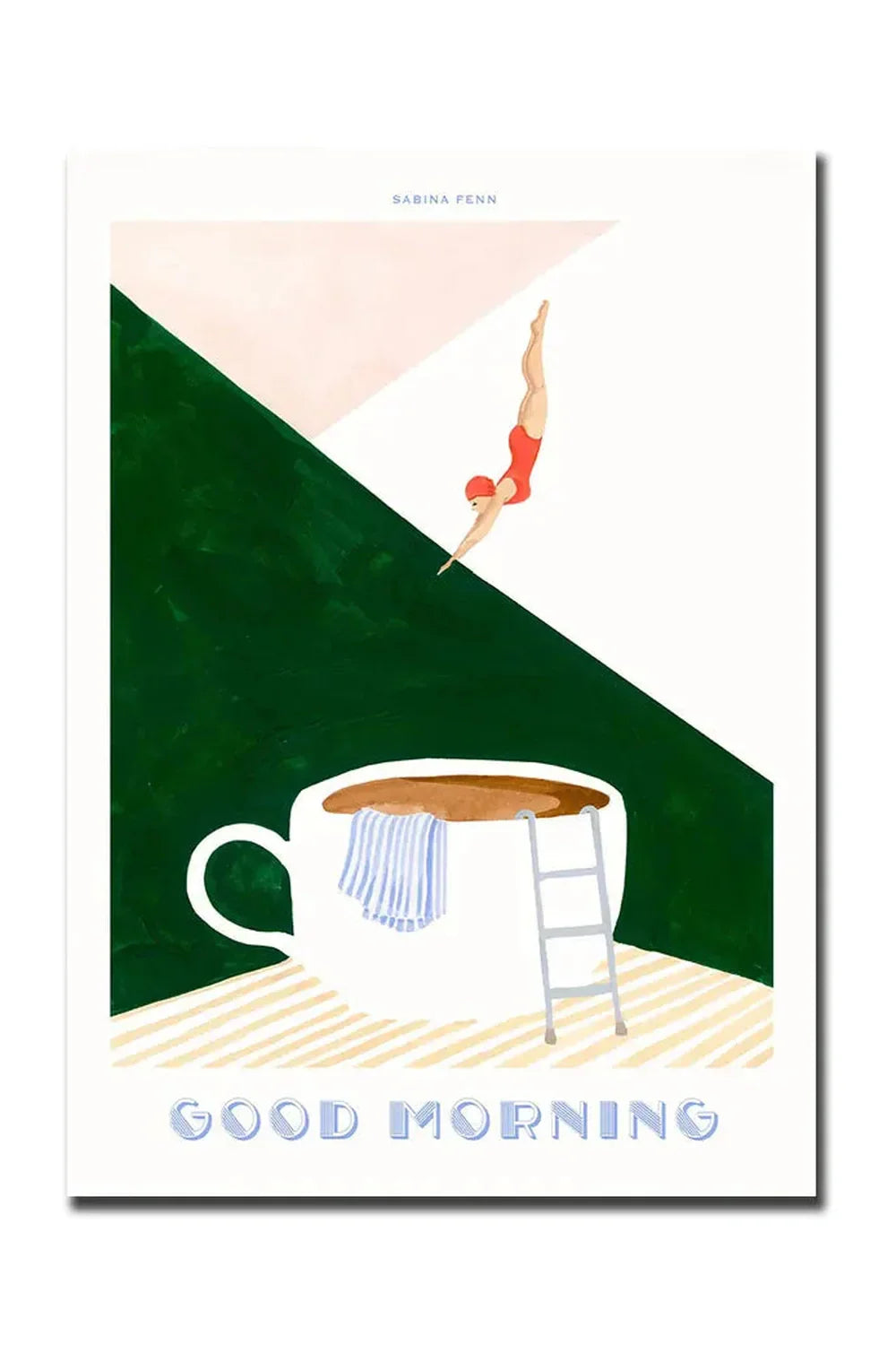 Skanto | God Morgen Kaffe Lerret Plakat