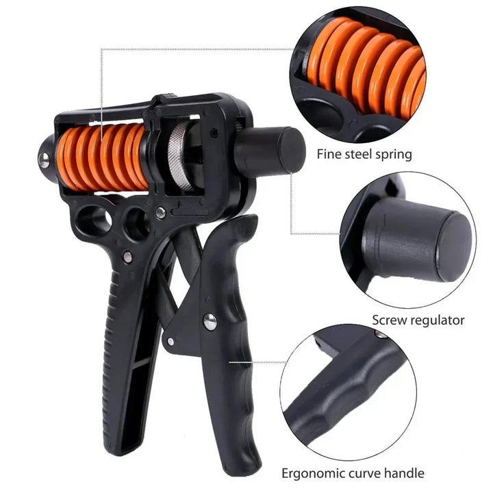 Skanto | Justerbar 5-165kg Tung Grip Styrker - Finger Utvider for Arm, Håndledd, og Underarms Trening