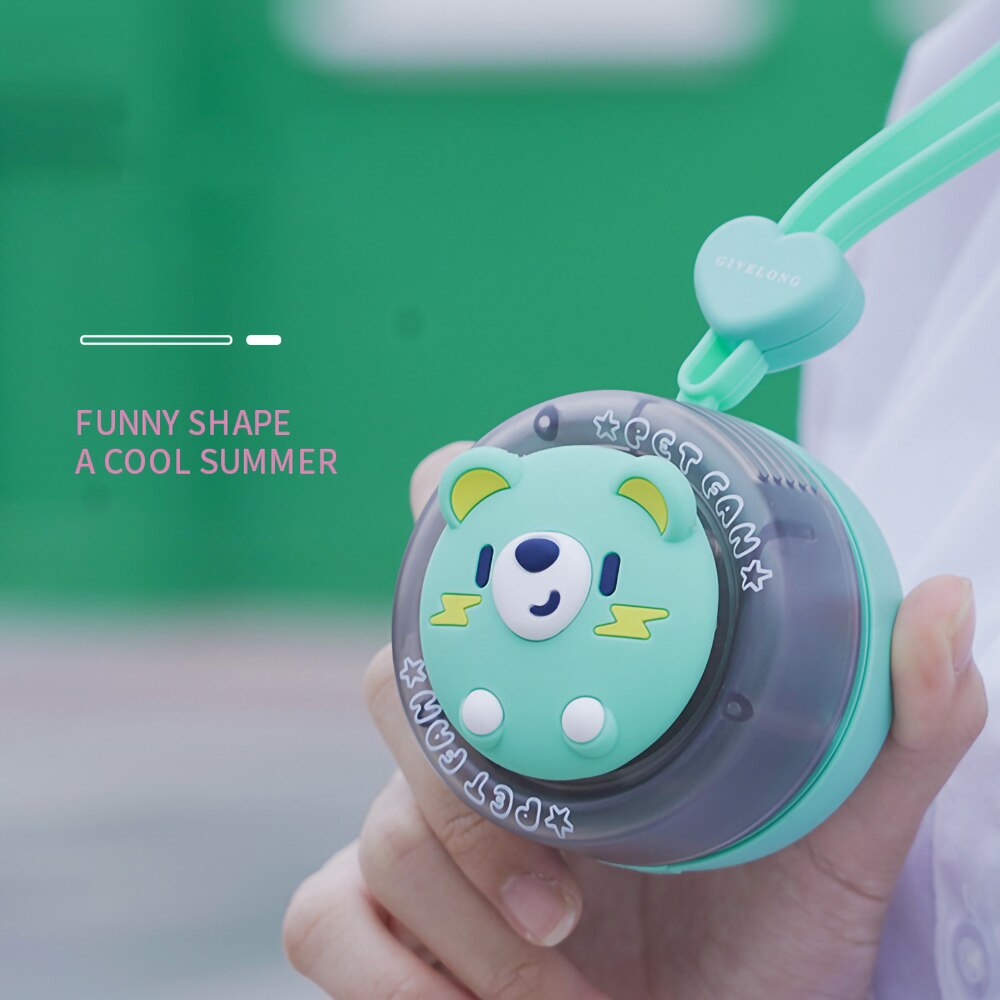 Cartoon Animal Mini Kids Neck Fan | Skanto
