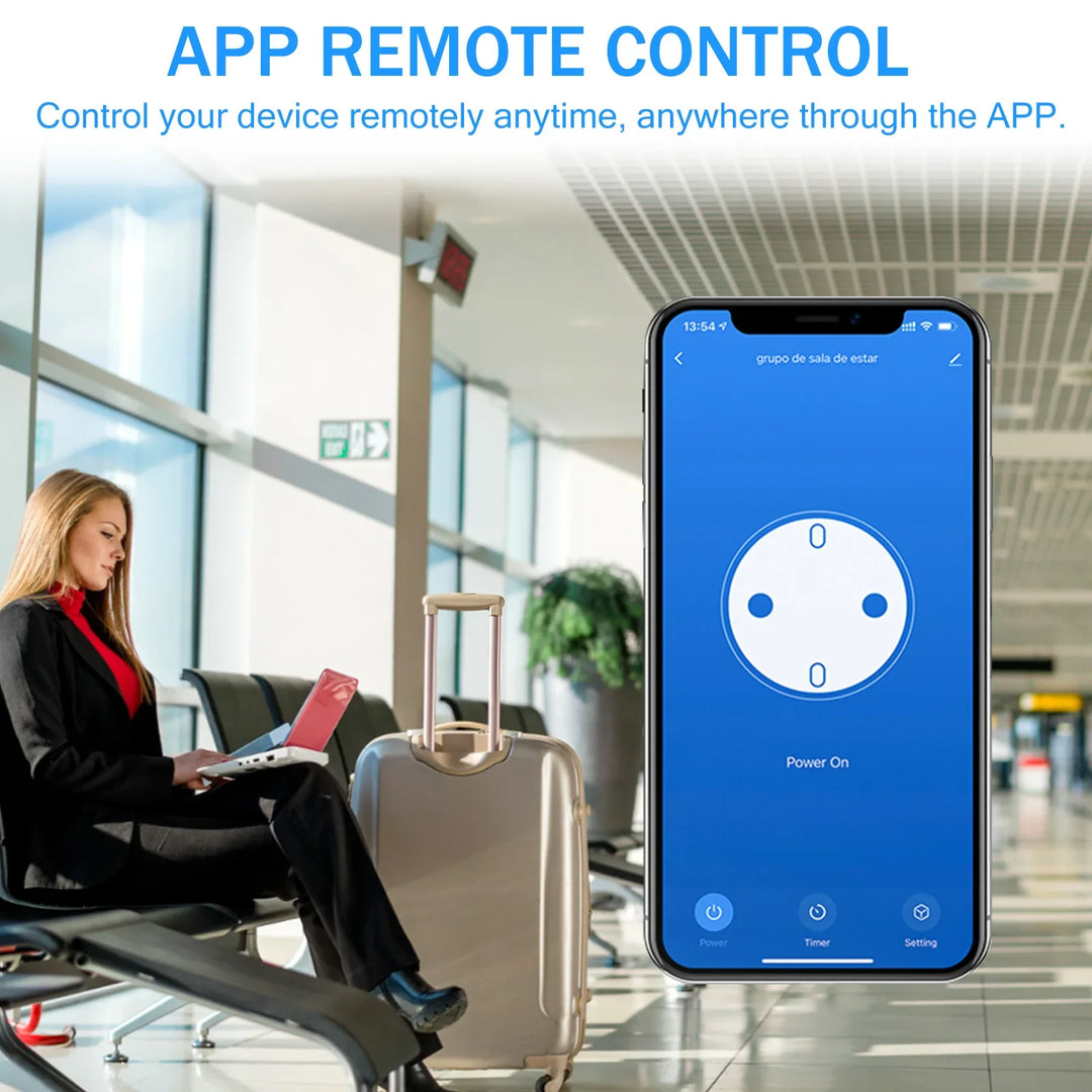 Skanto | Smart WiFi Plugg med Energi Overvåkning – PowerLink (1+1 GRATIS)