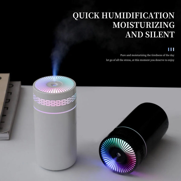 Skanto | 250ML Bærbar Bil Luftfukter - USB LED Eterisk Olje Diffuser