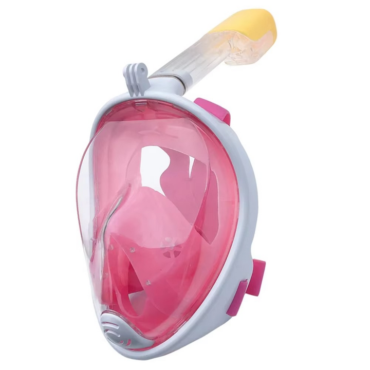Skanto | Full Face Tørr Snorkel Dykker Maske for Svømming og Snorkling