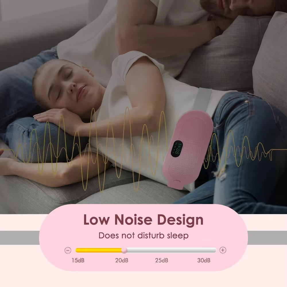 Skanto | Oppvarmet Massasje Belte med Intelligent Varmeterapi for Menstruell Komfort