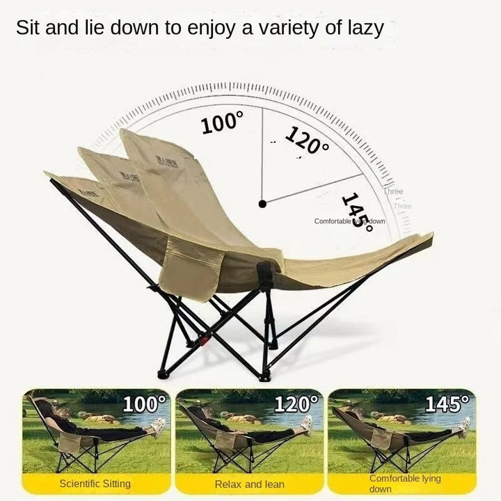 Relax Everywhere Reclining Utendørs Lounge Camping Stol | Skanto