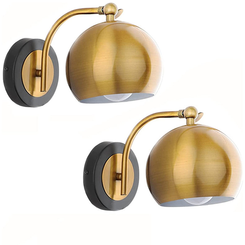 Skanto | AntiqueAura – Klassisk Vintage Vegglampe med Plugg for Elegante Rom