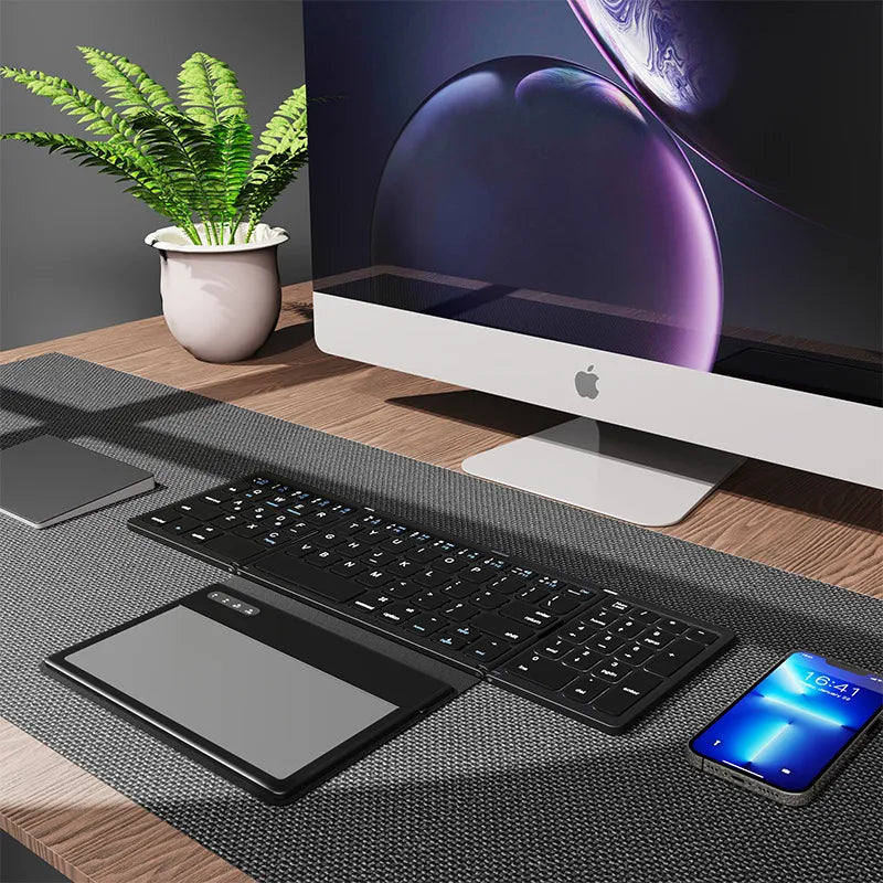 Skanto | Sammenleggbart Mini Trådløst Touchpad Tastatur