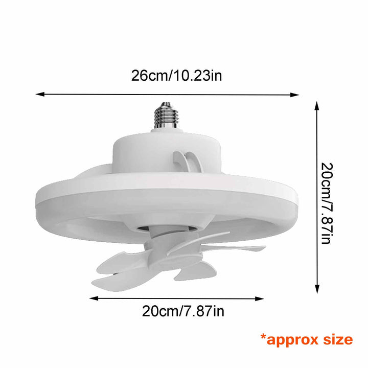 Skanto | 2i1 Strålende Roterende RC Takvifte Lampe