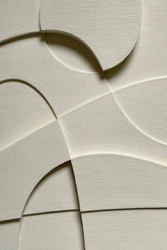 Abstract Minimalist 3D Design Wall Art Artistic Canvas Prints Pictures for Modern Apartment Living Room Dining Room Home Office Decor | Skanto