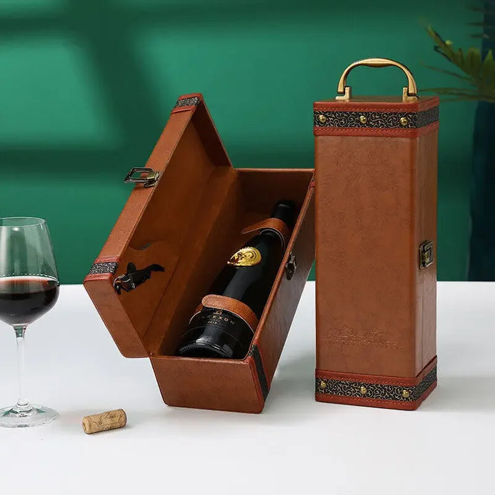 Skanto | Luksus Vin Kasse - Stilige Oppbevaring for Vin og Tilbehør