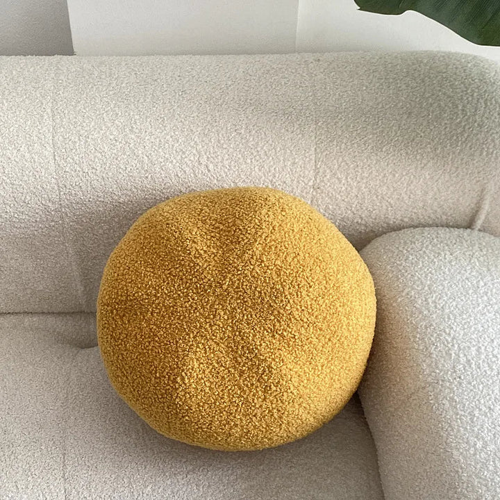 Nordic Bouclé Abstrakt Putefor – Minimalistisk Plysjpute | Skanto