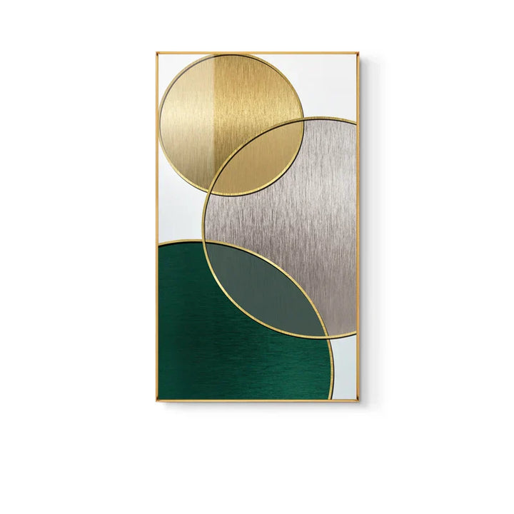 Modern Abstract Geometric Circles Wall Art Fine Art Canvas Prints Pictures for Luxury Living Room Dining Room Hotel Bedroom Home Office Art Decor | Skanto