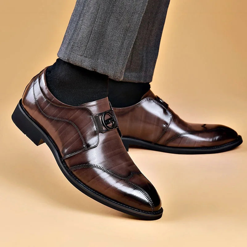 Skanto | Herres Lærersko Stilige Herresko Spiss Oxford Bryllup Lærers Herredressko Gentleman Kontorsko
