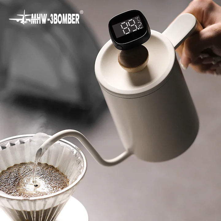 Skanto | MHW-3BOMBER Digital, instant-read kaffe termometer for latte art penn, melk skummende kanne, stilige barista kjøkken tilbehør for hjemmet