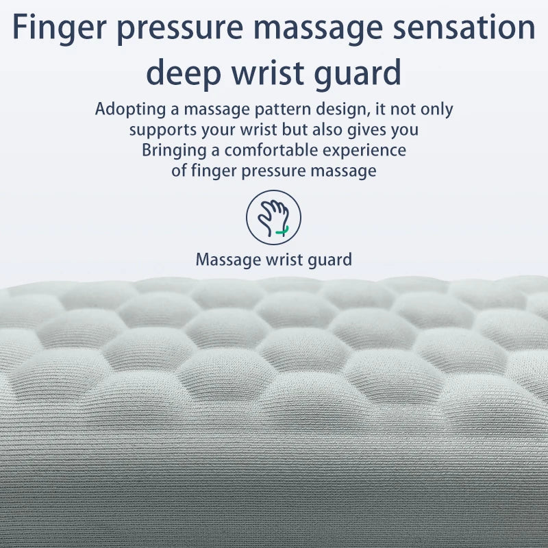 Norvo | SilentaPad Håndleddstøtte | Ergonomisk Musmatte med Minne Skum & Massasjområde | For PC, Laptop & Gaming