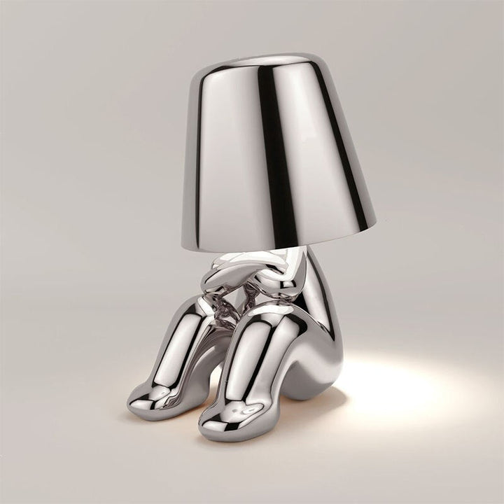 Moderne Bordlampe GloedHeld – Varm LED Lys for Stue & Soverom | Stilig & Funksjonell | Skanto