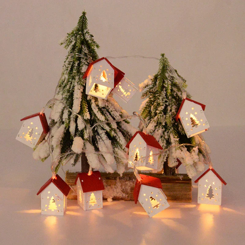 Lysende Trewe mye juldekrasjon – LED Lyskilder for Festlig Belysning | Skanto