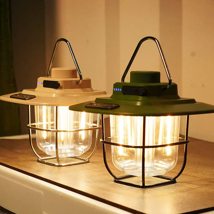 Retro oppladbar LED-lanterne for eventyr Skanto