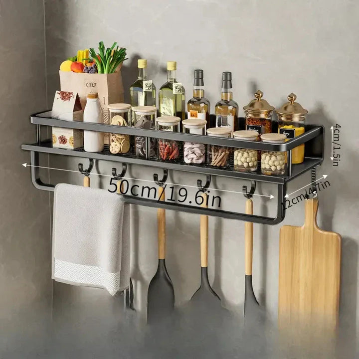 Skanto | KitchenStyle – Elegant Vegghylle for et Organisert Kjøkken
