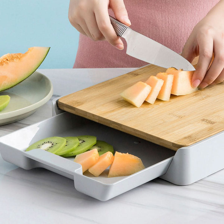 Skanto | SliceTray – Multifunksjonell lagringsbrett for skjærebrett