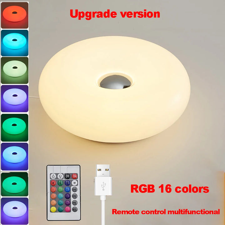 Skanto | AURORA GLO LED-lampe | RGB16 og trinnløs dimbar | Berøring og fjernkontroll | USB