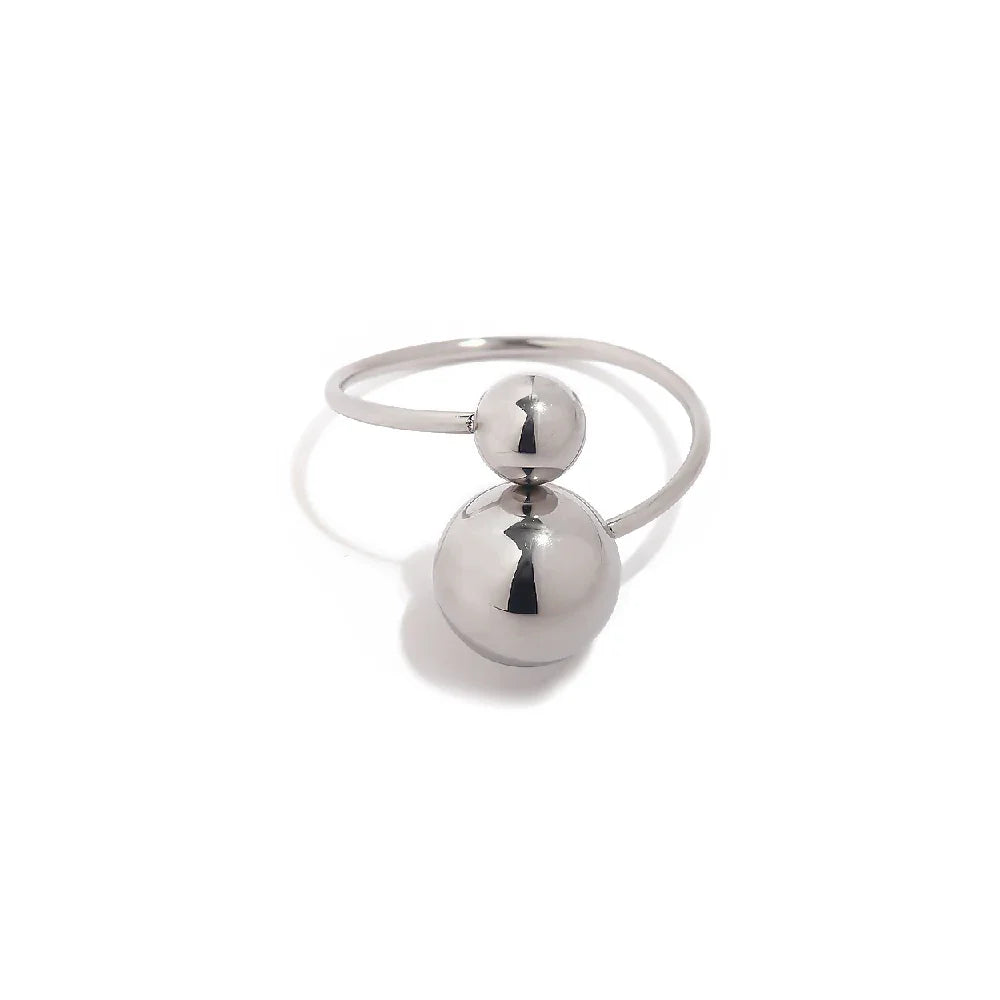 Skanto | 18k Bold To Kule Åpen Ring