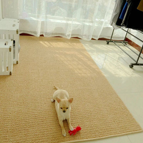 Skanto | Japansk Wabi Sabi Myk Rug Øko Vennlig Antikrøll for Stue og Soverom
