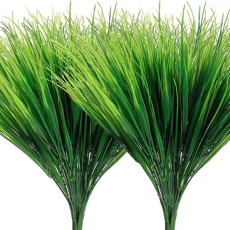 Skanto | Kunstig Hvetegrasplante Laget av Plast – Dekorativt Gras for Hage, Hjem og Uteområde