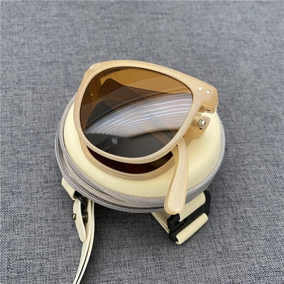 Skanto | Anti-UV Sammenleggbar Motefleks Klare Syn Sunglasses