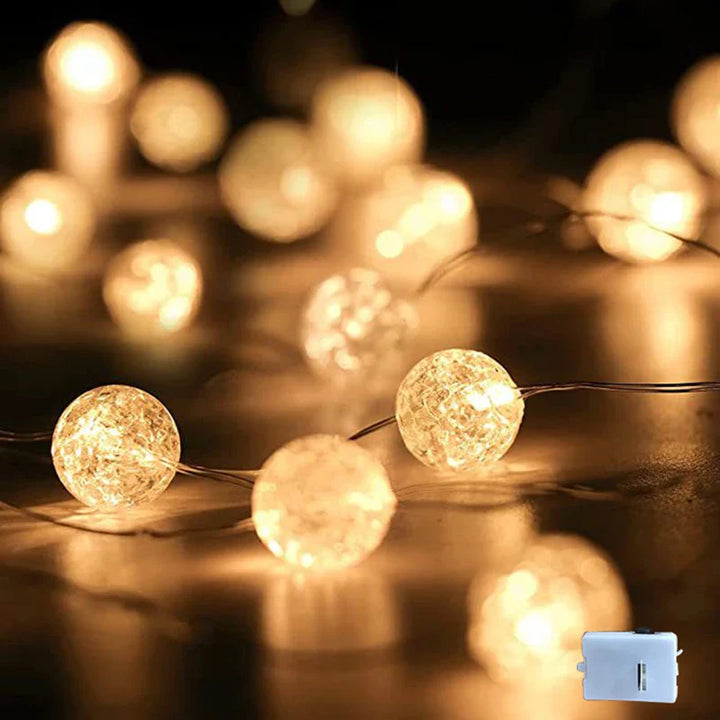 Skanto | LumiaGlow LED lyslenker | Varme hvit | 3 moduser | Batteridrevet