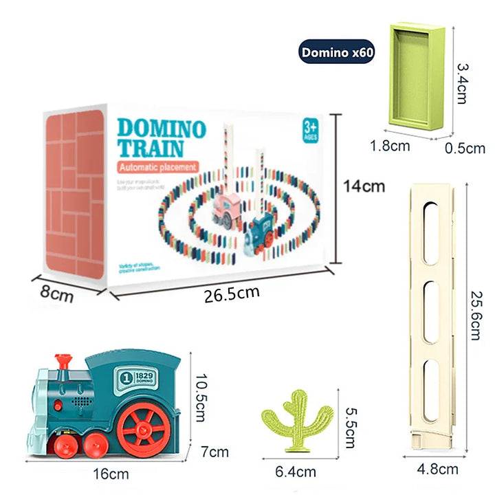 Skanto | Barn Automatisk Legging Domino Tog