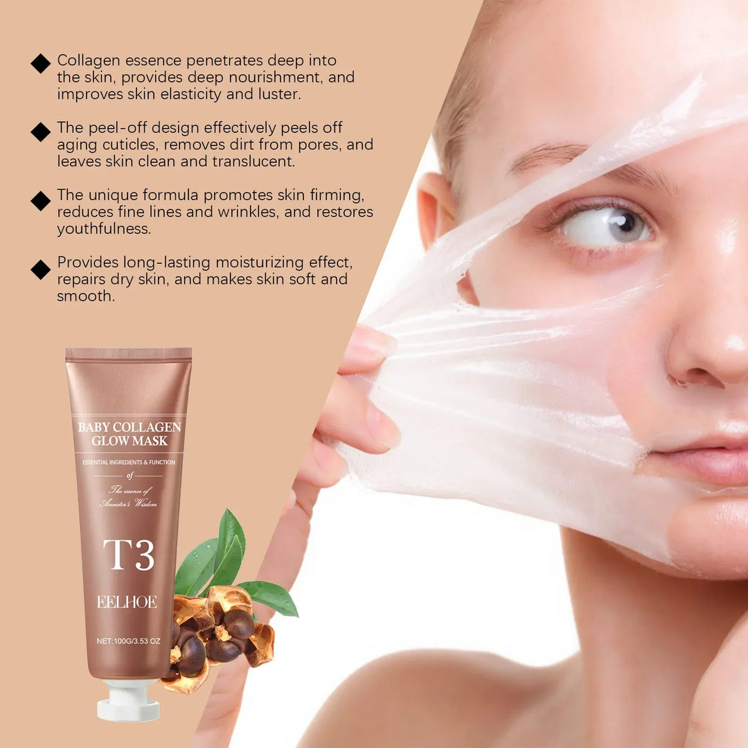 Skanto | Koreansk Glass Hud Kollagen Glow Maske