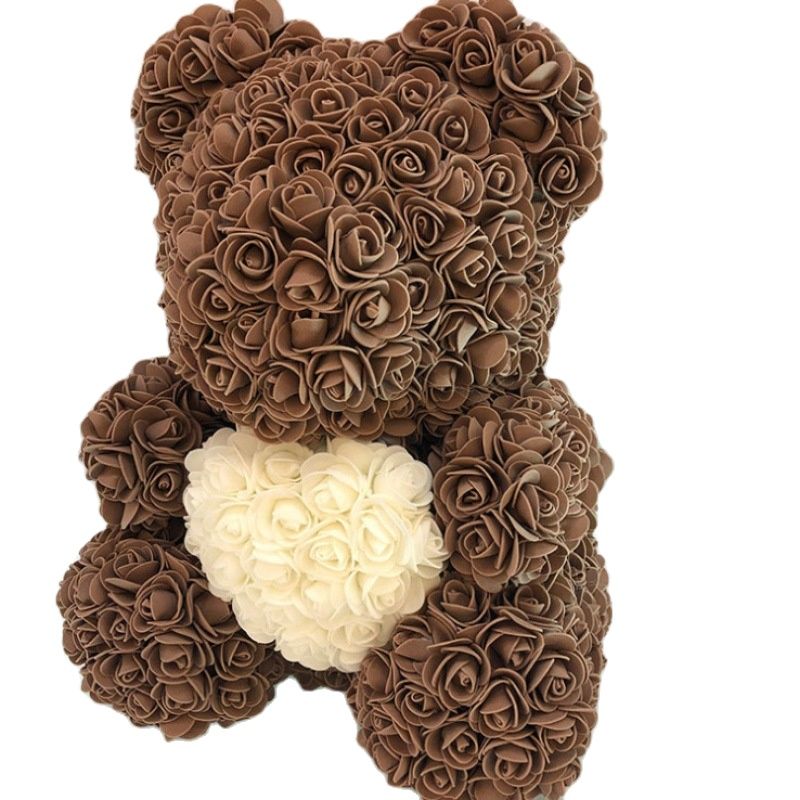 Skanto | Kunstige Rose Blomster Teddy Bjørn