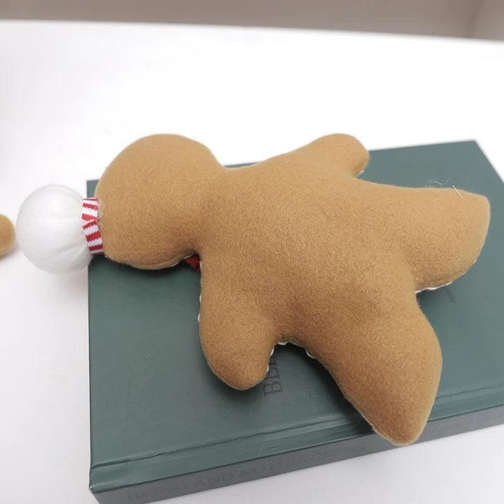 Skanto | Julepynt Plush Pepperkake Mønster Dørdekorasjon