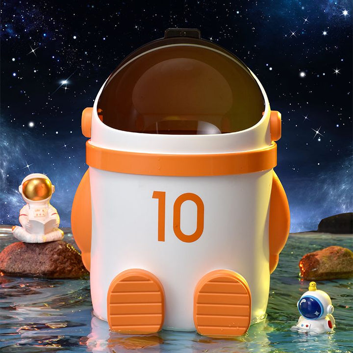 Skanto | Mini Astronaut Form Søt Kontor Søppelbøtte