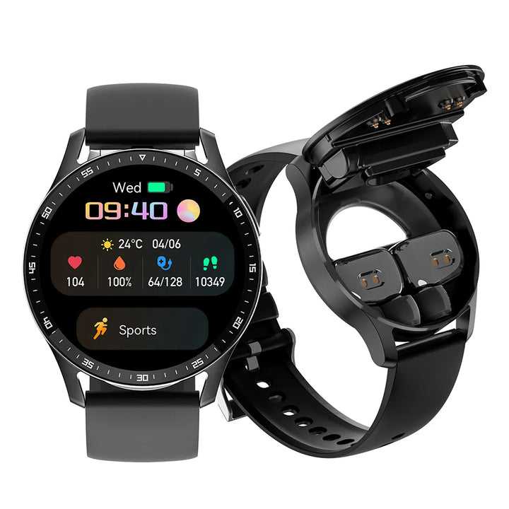 Skanto | To i én smartklokke med Bluetooth-ørepropper